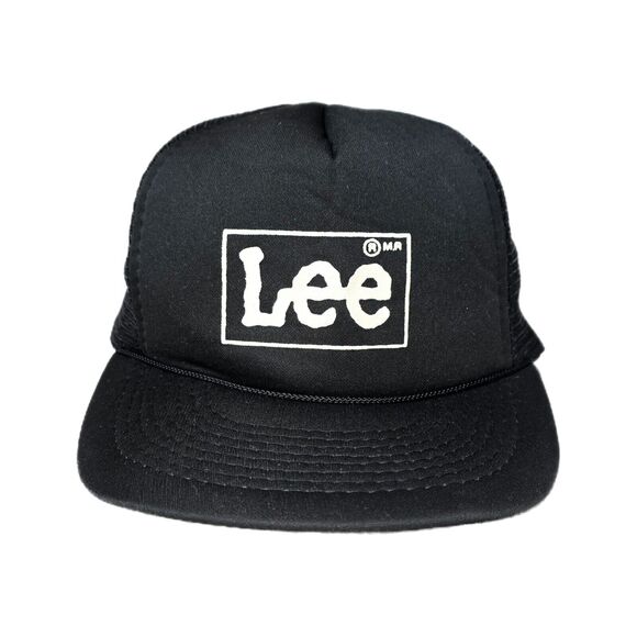 Lee Other - Vintage Lee Snapback Trucker Hat Cap Logo Jeans Vtg 90s